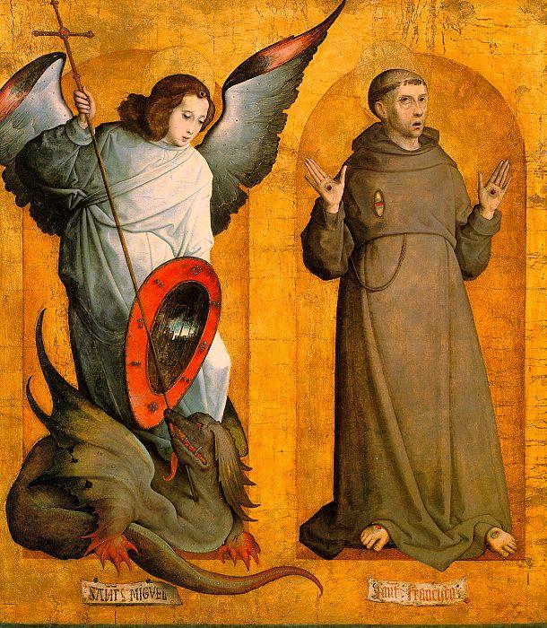 Juan de Flandes Saints Michael and Francis oil painting picture